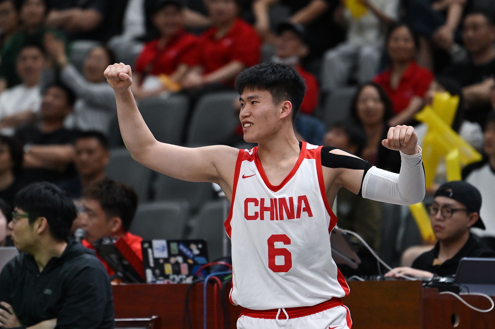 U18男篮半场59-45菲律宾 三分21中11命中率52.4% U18男篮半场59-45菲律宾 三分21中11命中率52.4%